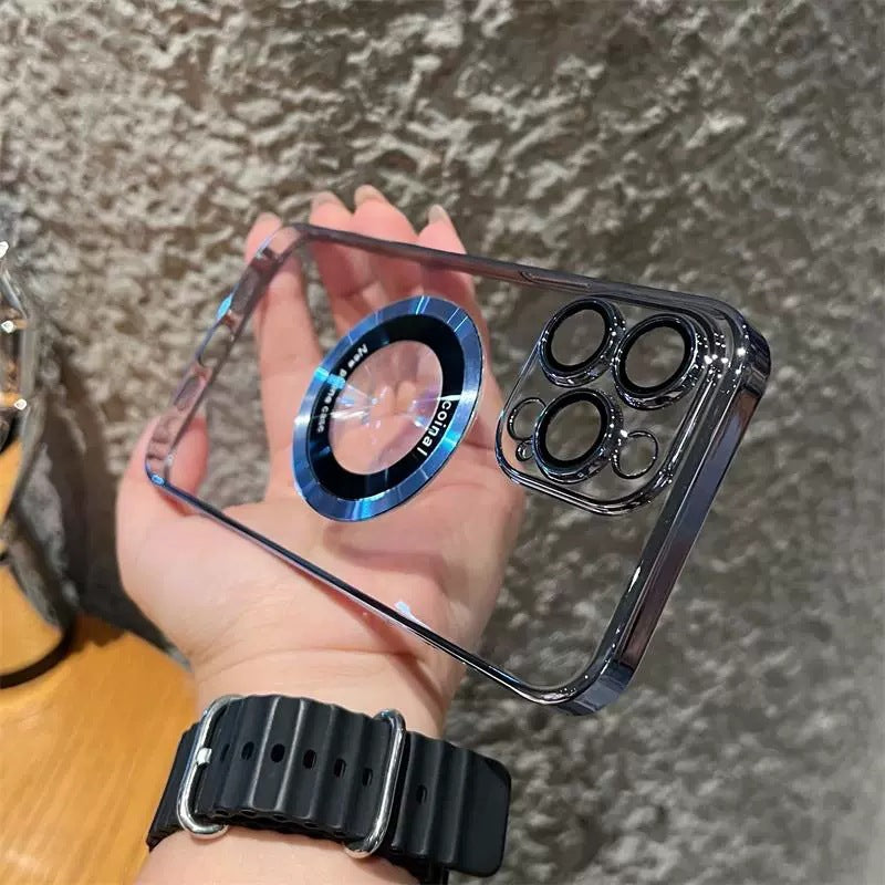 Przezroczyste magnetyczne etui na iPhone'a