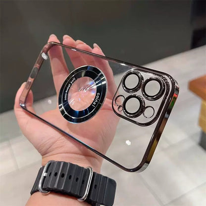 Przezroczyste magnetyczne etui na iPhone'a