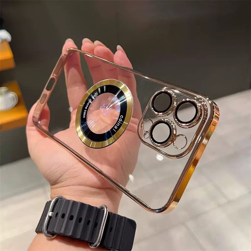 Przezroczyste magnetyczne etui na iPhone'a
