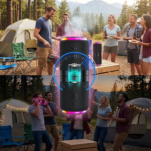 Głośnik Bluetooth 2w1 z magnesem